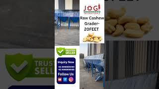 Raw Cashew Grader - 20feet ( whatapp Now for inquiery +91-9998999489) #machine #cashewprocessing