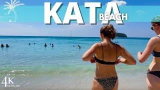 【4K 】Phuket 2023 Kata Beach - Walking tour, Thailand 