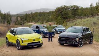 Small EV SUV Driving Comparison! Volvo EX30 vs MINI Countryman vs Hyundai Kona vs Kia Niro