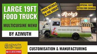 Rockys Food Truck by Azimuth.Cook any menu from food truck. Street Food business. Top Mobile Kitchen