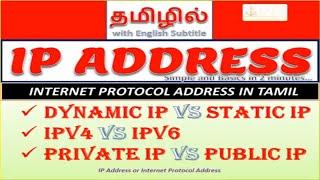 What is an IP Address Tamil | தமிழில் ஐபி Internet Protocol முகவரி