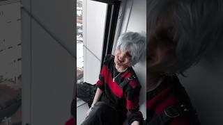 When I found out the window on the 23rd floor opens fully. #cosplay #dontdothis #myheroacadamia