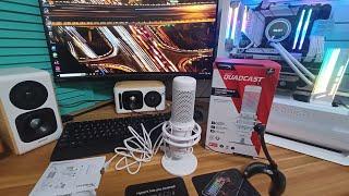 Микрофон HyperX QuadCast S white