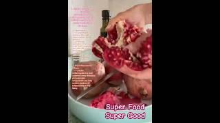 Food of the Gods - Fruitfulness, aphrodisiac, antioxidant, life, abundance. Pomegranate = longevity