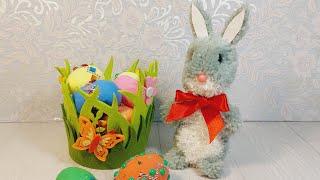 DIY Easter bunny/Пасхальный кролик своими руками из помпонов