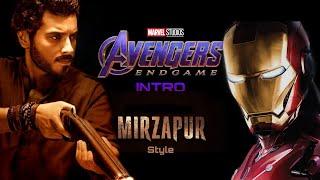 Avengers Endgame Intro in Mirzapur style | Mirzapur 2 | Mirzapur Edits | Zaif Edits