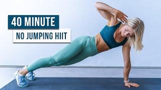 40 MIN Fierce Full Body HIIT WORKOUT - No Jumping, No Noise, No Equipment