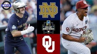 Notre Dame vs Oklahoma | College World Series Winners Bracket | 2022 College Baseball Highlights