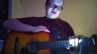 Playing cry alone by lil peep on guitar