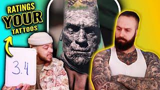 Rating My Subscribers Tattoos: From Ink Masterpieces.. to Ink Disasters! ️