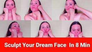 Face Sculpting Massage | Sculpt Cheekbones, Sharp Jawline, Reduce Nasolabial Folds