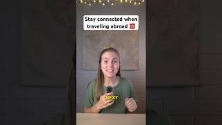 STAY CONNECTED WHEN TRAVELING ABROAD #travelabroad #traveltheworld #esim