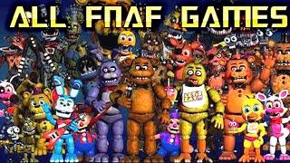 ALL FNAF GAMES | FNAF 1,2,3,4,5,6 | Full Game Walkthrough | No Commentary