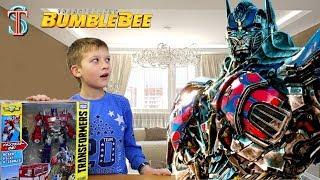 Трансформер Оптимус Прайм из фильма Бамблби Transformers 6 приехал к Тиме из Японии