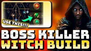 PATH OF EXILE 2 NEW INSANE BLOOD MAGE BUILD - 5 SECOND BOSS KILLS T10-T15 | BEST WITCH BUILD ENDGAME