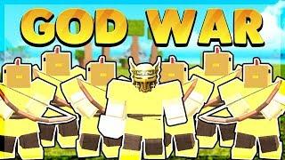 Largest God Armor War (Roblox Booga Booga)