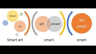 Работа с элементами SmartArt в PowerPoint.