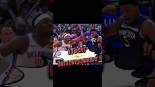 Anthony Edwards had to show his alpha vs Lu Dort & the Thunder during game 3's beating in Minnesota!