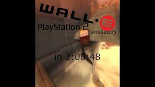 WALL-E Any% PS2 Emulator Speedrun in 2:00:48 (PB)