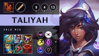 Taliyah Mid vs Sylas: Rampage - KR Master Patch 14.24