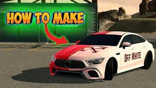 How to make vinyl Off White in Car Parking Multiplayer