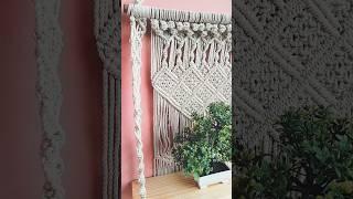 Macrame Wall Hanging Shelf #shorts #macrame #macrametutorial #shorts #bohodecor #boho #macramedecor