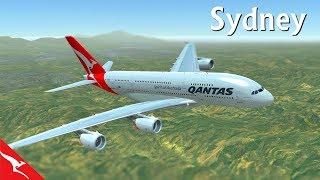 [HD] Flight Simulator 2017*** Australia, Sydney TakeOff, Quantas Airways (HD Quality)