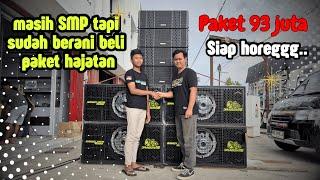 BOCAH SMP SUDAH BELI PAKET HOREG DI BREWOG AUDIO| REVIEW PAKET 93 JUTA SANDY JAYA AUDIO PASURUAN