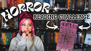 I made a horror bingo reading challenge  announcement + recs