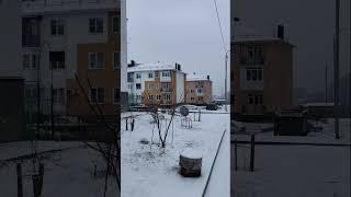 Кисловодск вновь припорошило снежком 