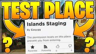  I Found the SECRET Roblox Islands TEST PLACE! (Update Leaks?)