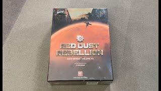 TDG: Red Dust Rebellion unboxing with Ray