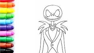 How To Draw a Jack Skellington