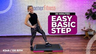 Basic Step Aerobics - 126 BPM // CDornerFitness 348