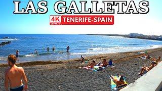 TENERIFE - LAS GALLETAS | Closed Shops & Very Hot on Canary Day ️ 4K Walk ● May 2024