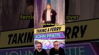 JOHN PINETTE ️  TAKING A FERRY #reaction #funny #clean #shortsviral #cruise 