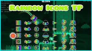 ¡RAINBOW ICONS TEXTURE PACK! (PORTED FOR MEDIUM) (ANDROID & STEAM) By MauStyles (Me) – GD [2.113]