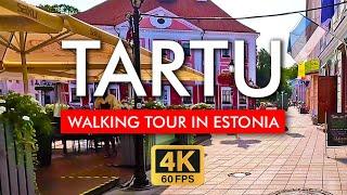  Tartu Walking Tour Estonia in 4K Video. Explore from the Tartu Town Hall Square to University