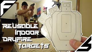 DIY Reusable Indoor Dryfire Targets