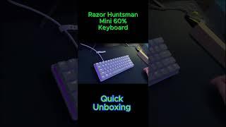 RAZER HUNTSMAN MINI 60% KEYBOARD OPENING! 