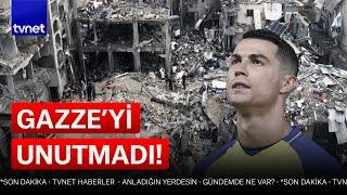 Cristiano Ronaldo'dan Gazze göndermesi!