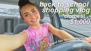 back to school shopping vlog *clothing edition*