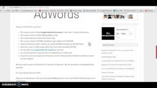 Google Adwords Coupon | Spend 650 Get 2000 INR |Google Ads Coupon 2022 | Buy Ads Coupon | 8586877020