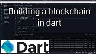 Making a blockchain in dart - dev timelapse