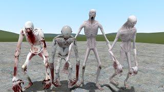 OLD SCP-096 VS SCP-096!! Garrys Mod Sandbox