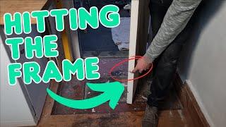 How to fix a door that hits the frame