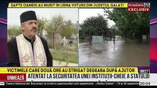 Preotul din Pechea: Au țipat săracii de ei de pe la 1 până pe la 3 jumătate