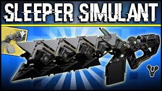 Destiny: How to Get the SLEEPER SIMULANT! | Damage Tests, and Perks Review