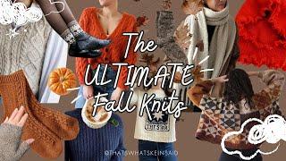 The ULTIMATE Fall Knitting Pattern Inspo! 70+ Knitting Patterns Perfect For Autumn!