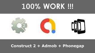 [ 100% WORK 2020 ] Construct 2 + Admob + Phonegap